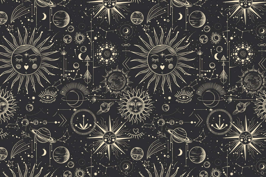 Witchy Desktop: Explore Your Magic And Creativity Wallpaper