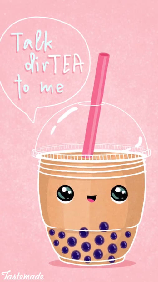 Witty Dirtea Bubble Tea Wallpaper