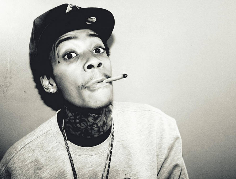 Wiz Khalifa Funny Face Wallpaper