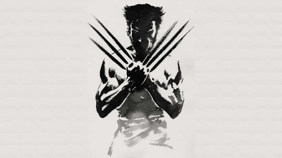 Wolverine Line Brush Art Hd Wallpaper