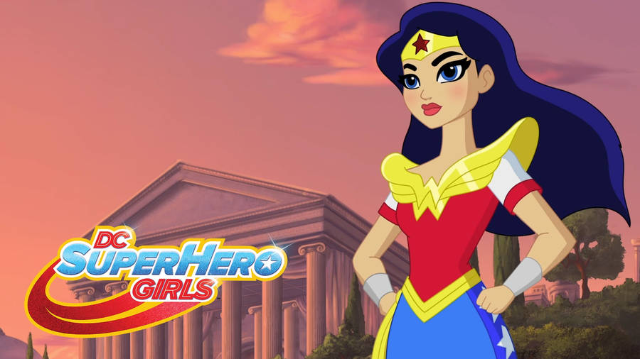 Wonder Woman From Dc Superhero Girls Wallpaper