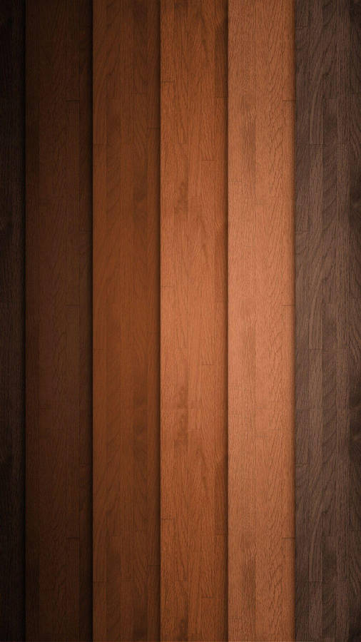 Wooden Slats Brown Iphone Wallpaper