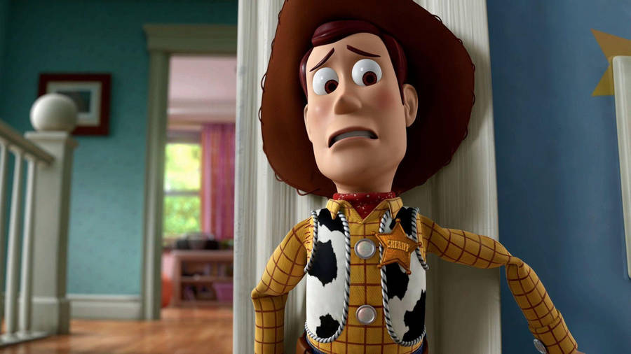 Woody Door Frame Wallpaper