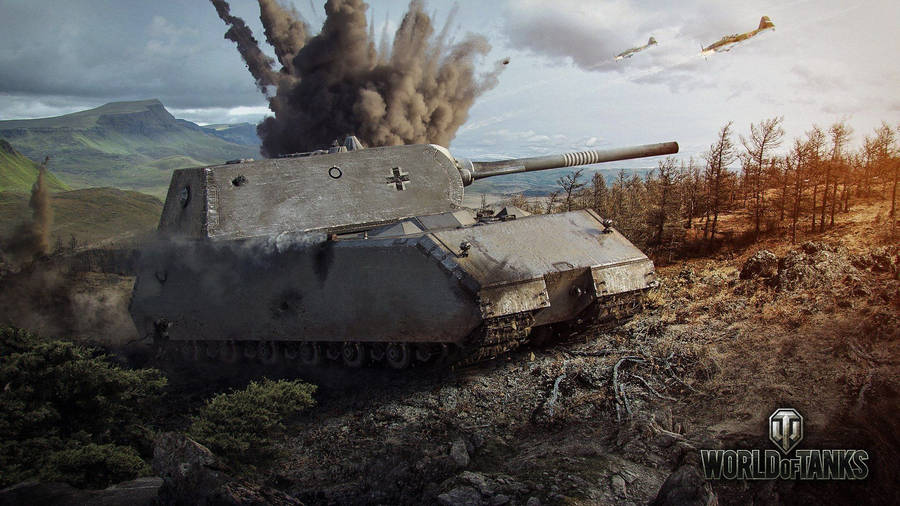 World Of Tanks Firing Wallpaper