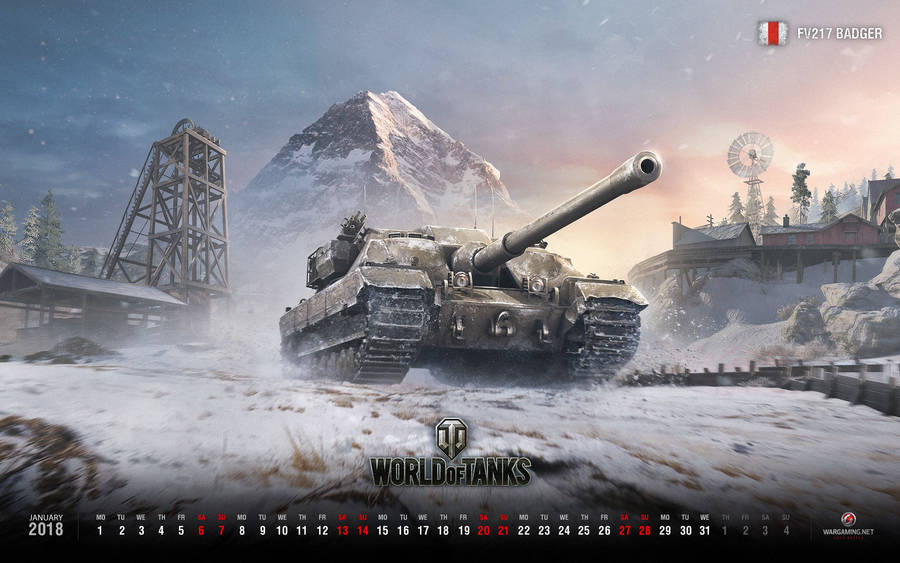 World Of Tanks Fv217 Badger Wallpaper