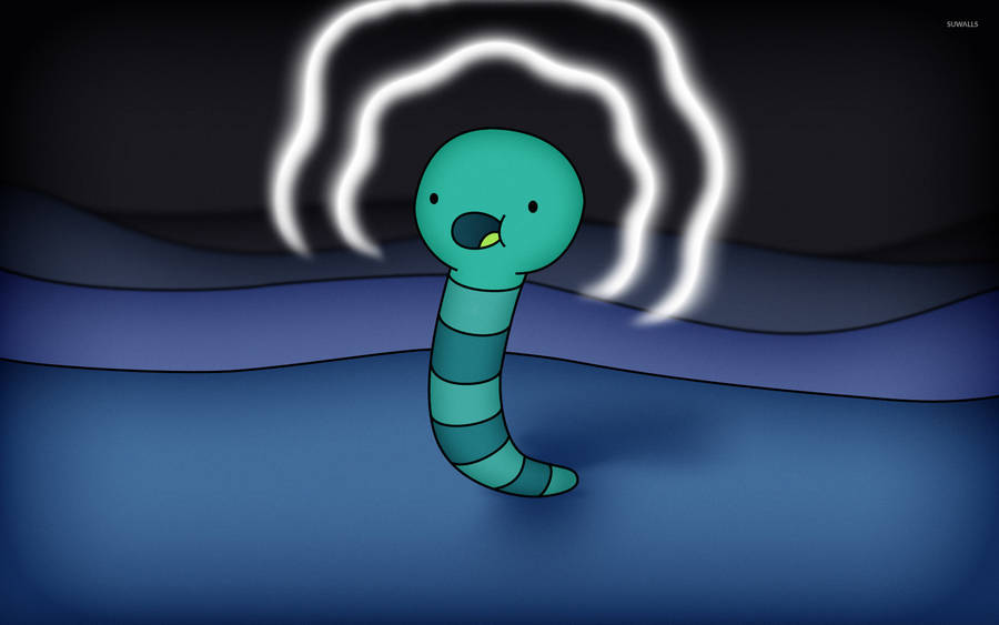 Worm Signaling In Adventure Time Wallpaper