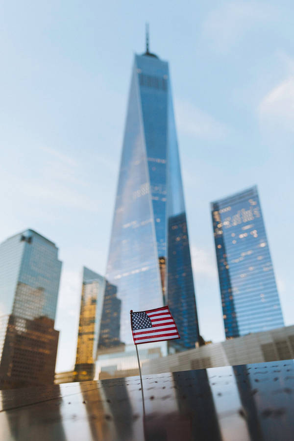 Worm’s Eye View At 911 Memorial Wallpaper