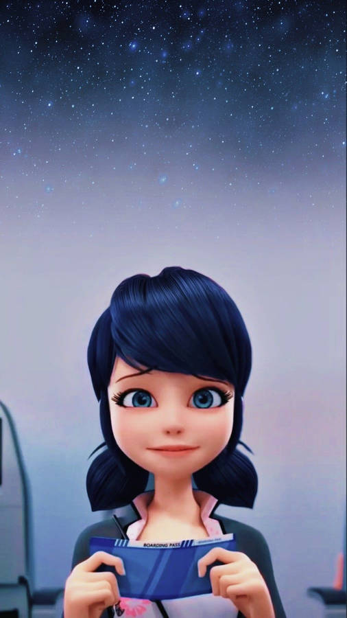 Worried Marinette Wallpaper