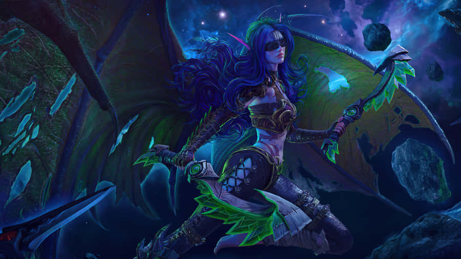 Wow 4k Illidari Demon Hunter Wallpaper
