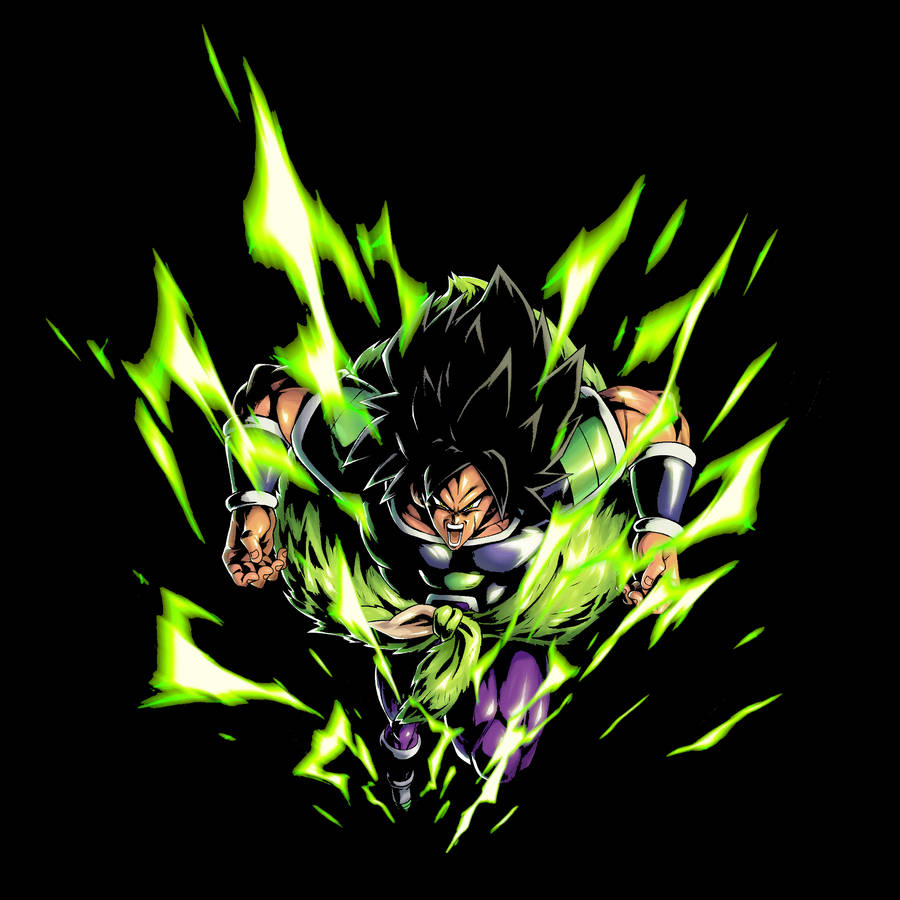 Wrathful Broly Transformation Wallpaper