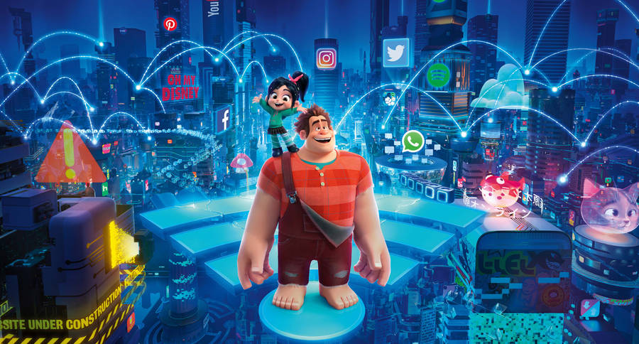 Wreck-it Ralph At Internet View Wallpaper