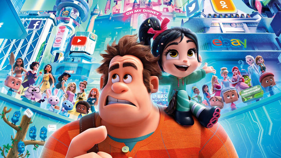 Wreck-it Ralph Internet Background Wallpaper