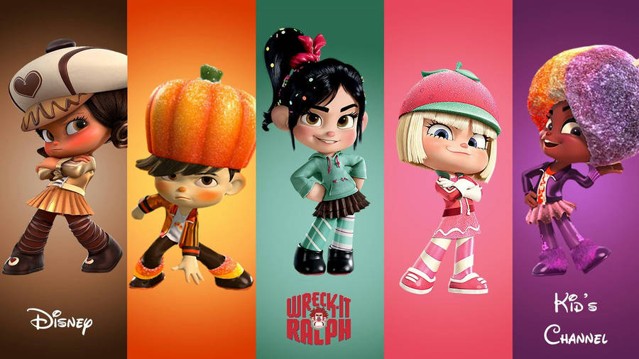 Wreck-it Ralph Sugar Rush Racers Wallpaper