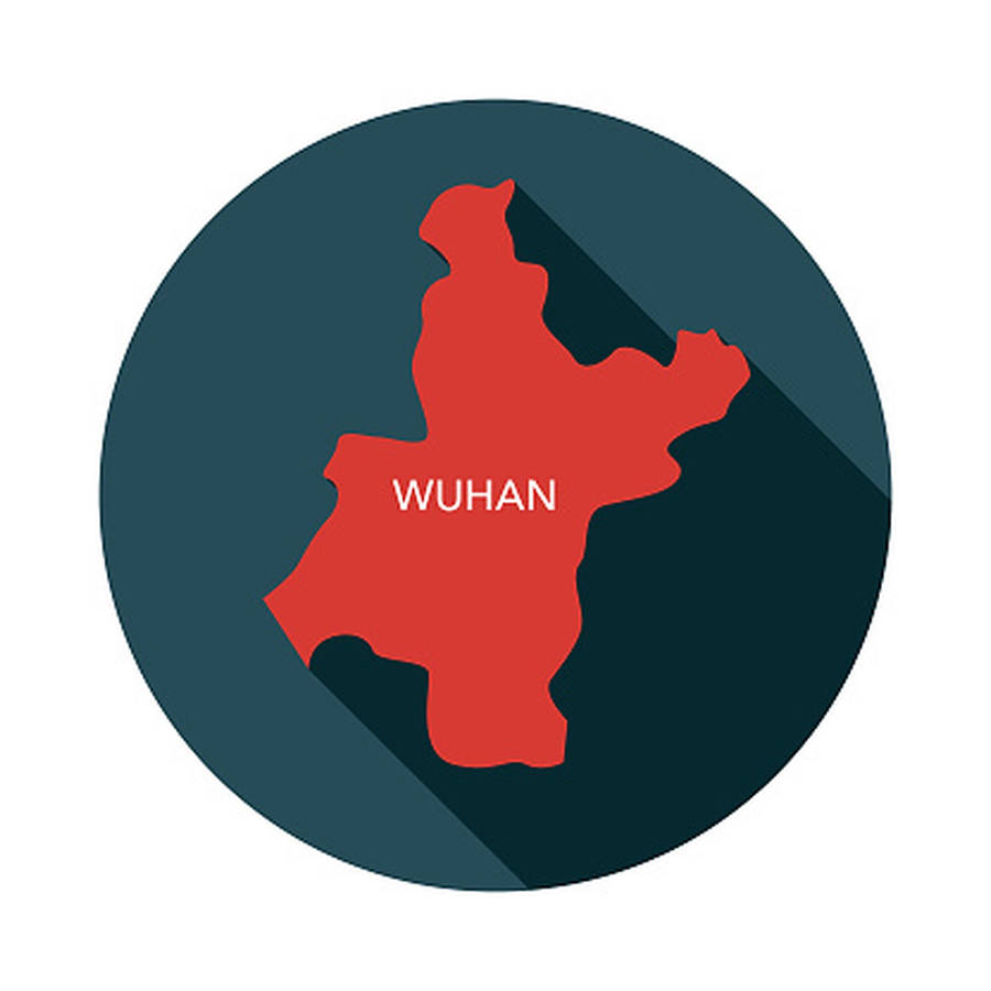 Wuhan Circle Map Logo Wallpaper