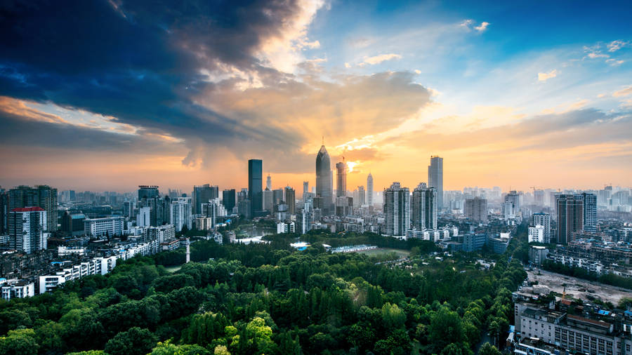 Wuhan City Scenery Wallpaper