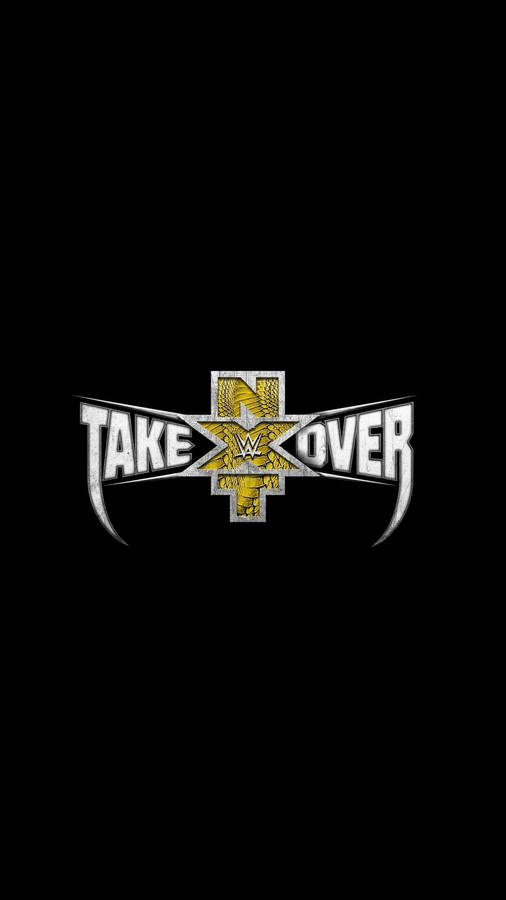 Wwe Nxt Take Over Snake Pattern Wallpaper