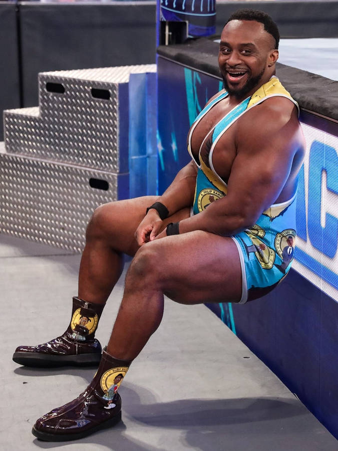 Wwe Superstar Big E In Action Wallpaper