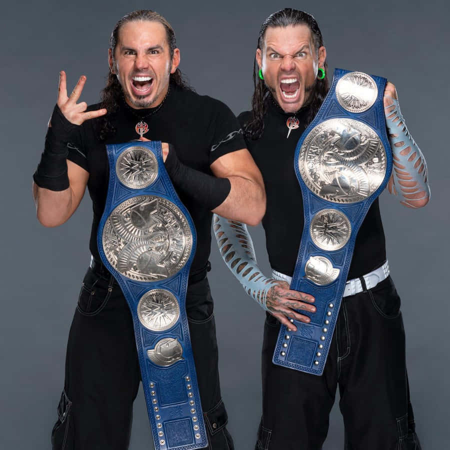 Wwe Tag Team Champions Matt Hardy And Jeff Hardy Wallpaper