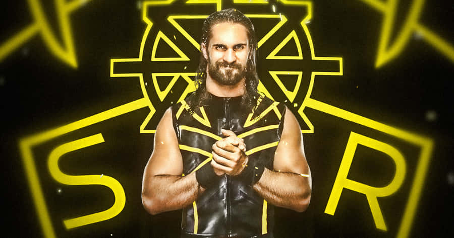 Wwe Wrestler Seth Rollins Logo Wallpaper