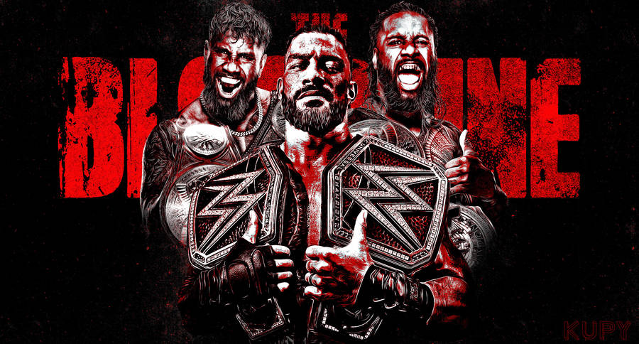 Wwe Wrestlers Red Art Wallpaper