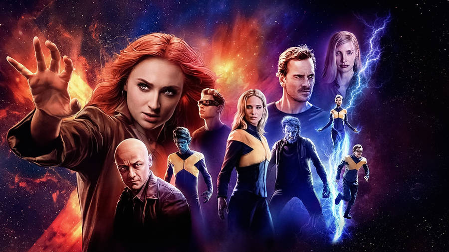 X Men Movie Dark Phoenix Character Wallpaper