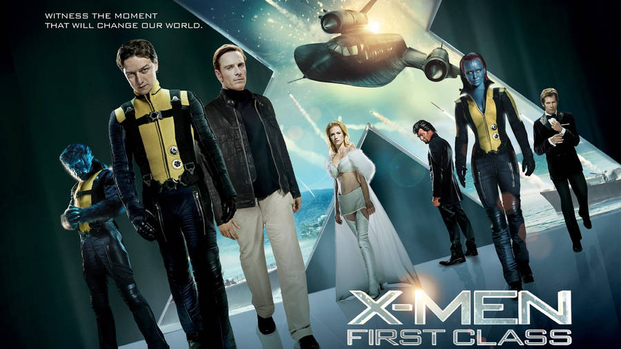 X Men Movie First Class Cast Wallpaper