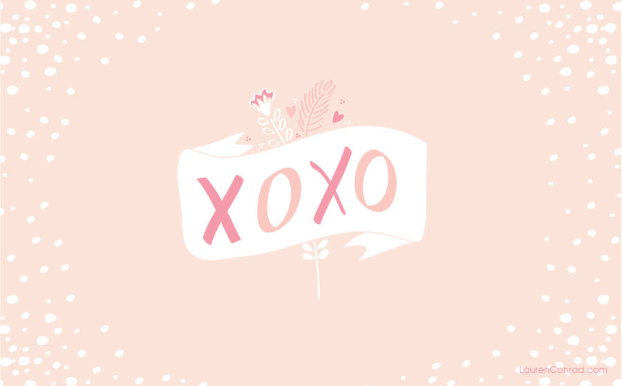 Xoxo Cute Pastel Aesthetic Wallpaper