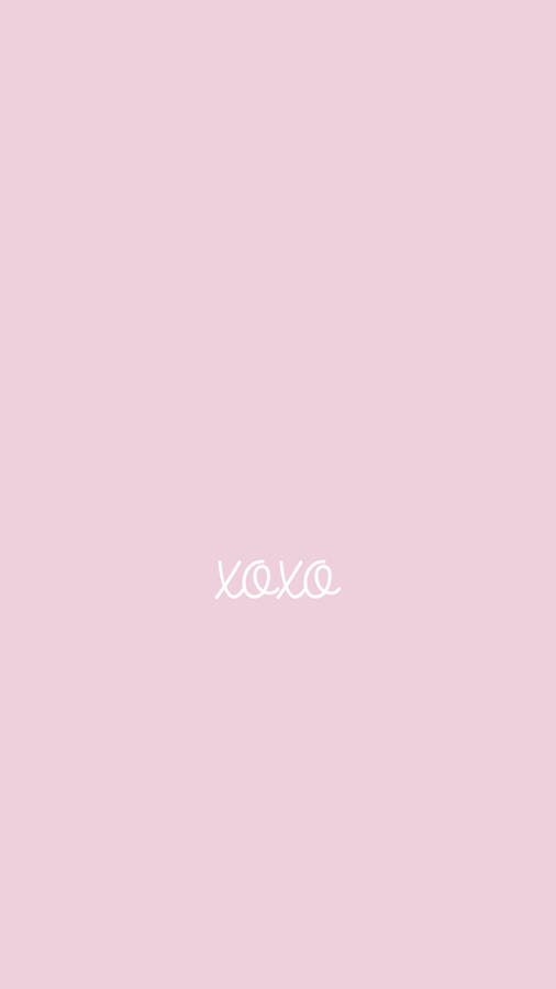 Xoxo Plain Pink Wallpaper