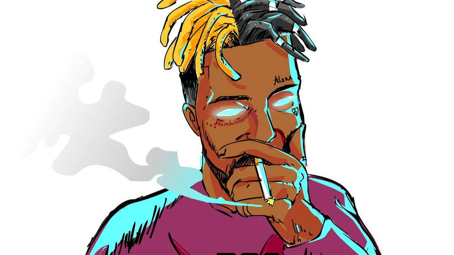 Xx Tentacion Smoking Wallpaper