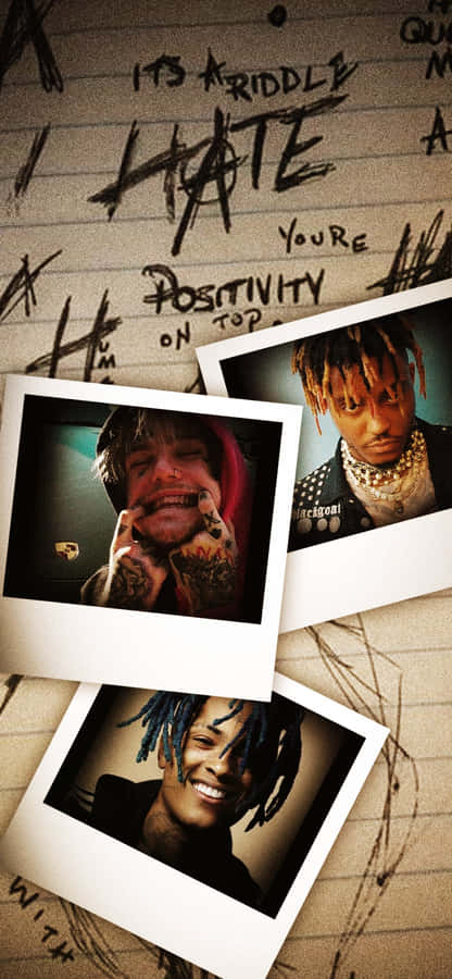 Xxtentacion And Juice Wrld - Rising Music Legends Wallpaper