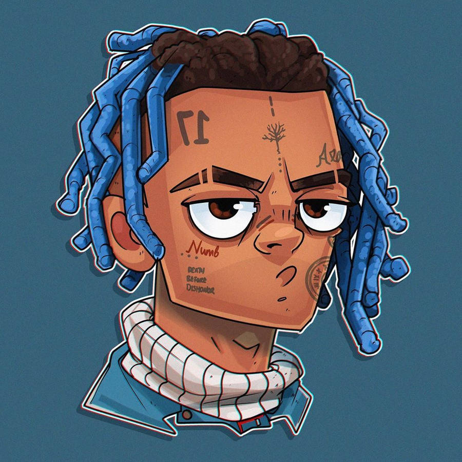 Xxxtentacion Anime Digital Tattoos Wallpaper