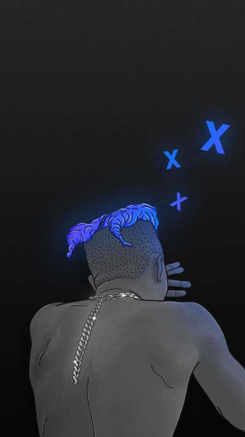 Xxxtentacion Bad Facing Backwards Wallpaper