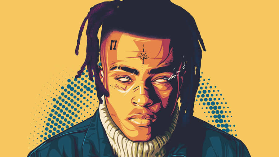 Xxxtentacion Laptop Yellow Graphics Art Wallpaper