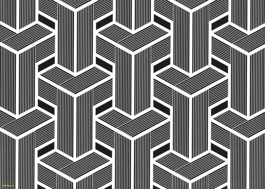 Y Optical Illusion Art Deco Wallpaper