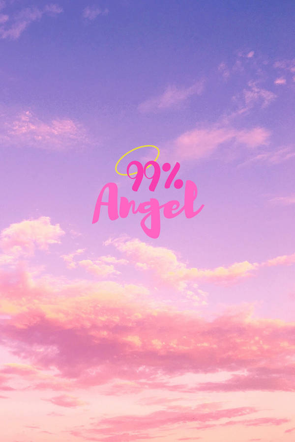 Y2k Aesthetic 99% Angel Wallpaper