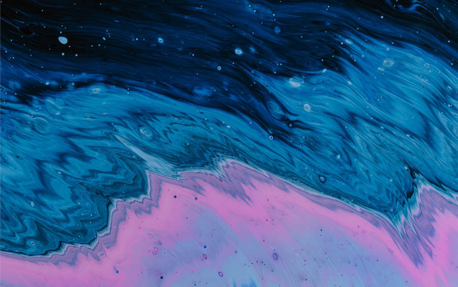 Y2k Aesthetic Blue And Pink Paint Wallpaper