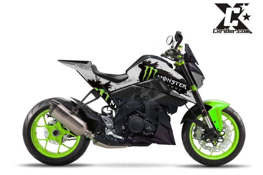 Yamaha Mt 15 Monster Theme Wallpaper