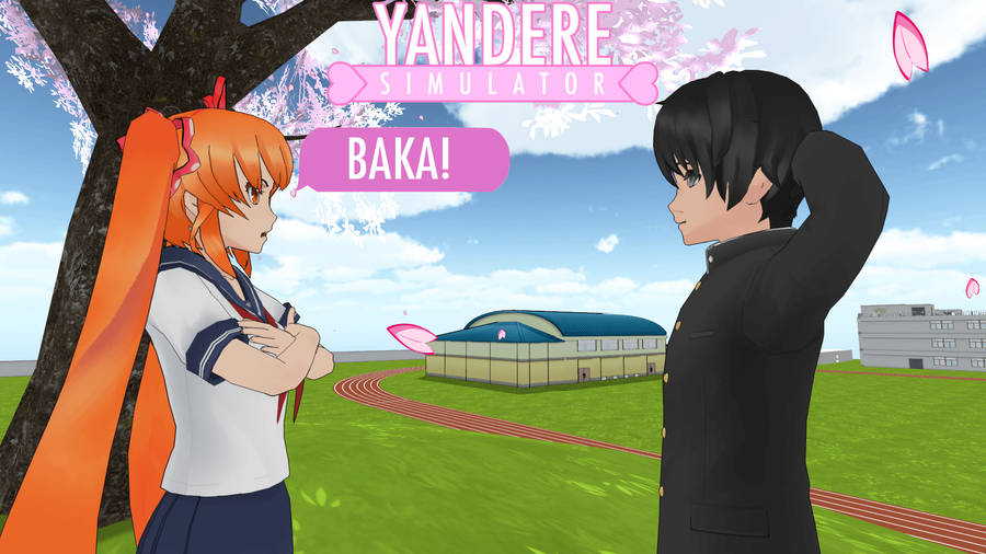 Yandere Simulator’s Osana And Taro Wallpaper