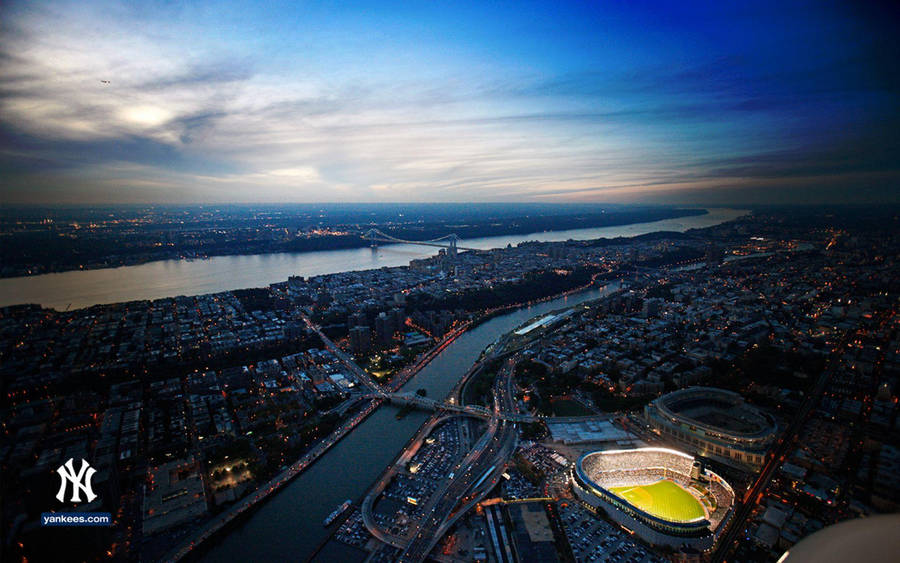 Yankees Stadiums From Above Wallpaper