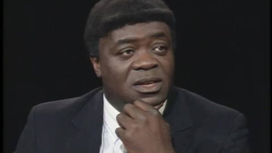 Yaphet Kotto On Charlie Rose Talk Show Wallpaper