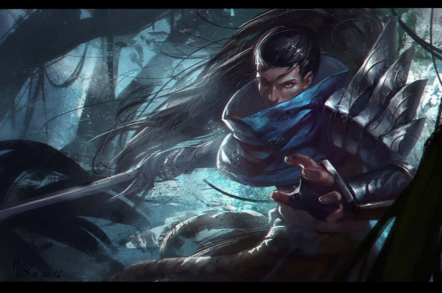 Yasuo Normal Skin Lol Wallpaper