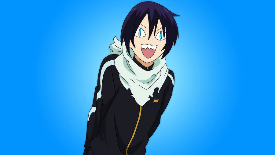 Yato Noragami Blue Desktop Wallpaper