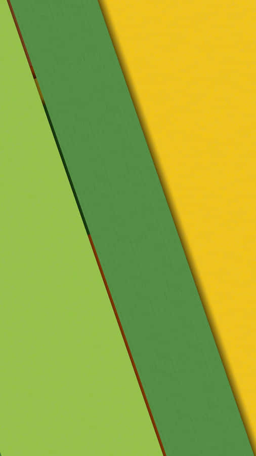 Yellow And Green Google Material Wallpaper