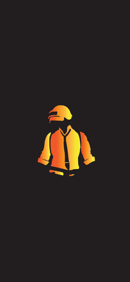 Yellow And Orange Vector Art Pubg Iphone Wallpaper