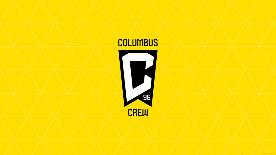 Yellow Background The Logo Of Columbus Crew Wallpaper