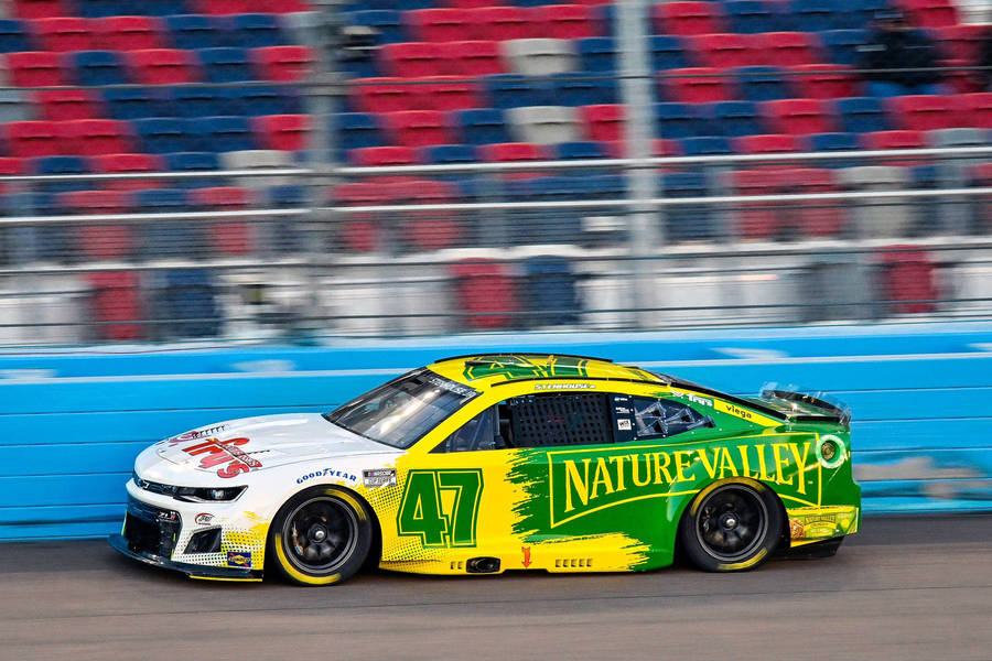 Yellow Green Ricky Stenhouse Jr. Car Wallpaper