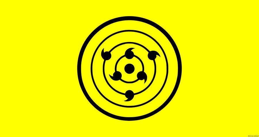 Yellow Hd Rinnegan Icon Wallpaper