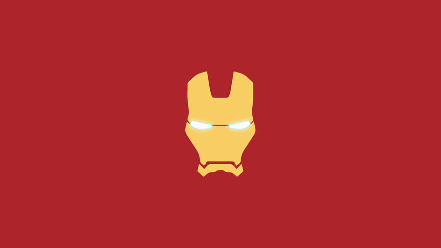 Yellow Iron Man Logo Wallpaper