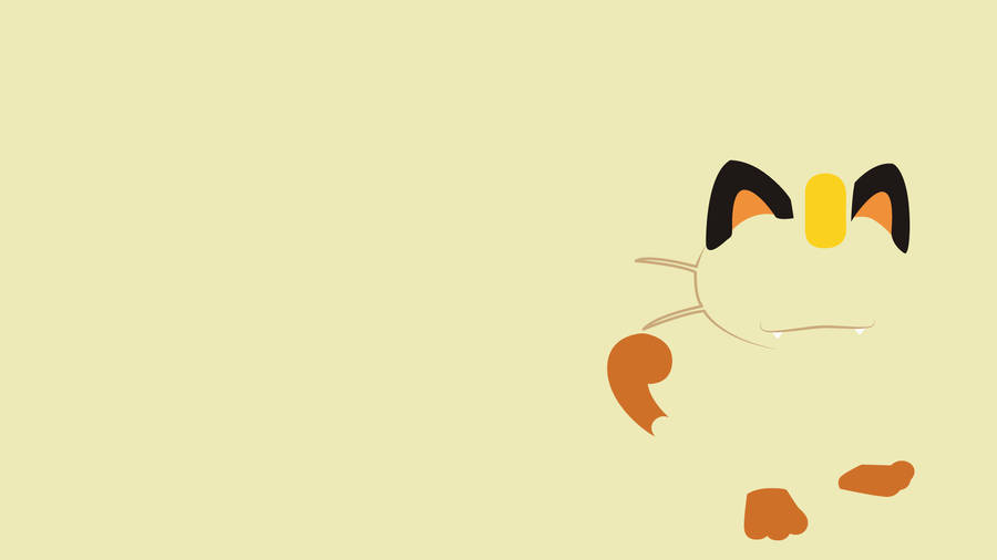 Yellow Meowth Cool Pokemon Wallpaper