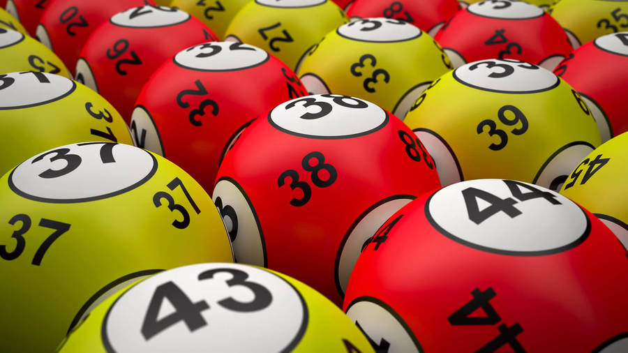 Yellow Red Powerball Wallpaper